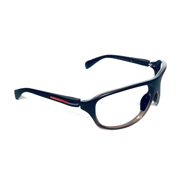 Prada Brown to Clear Wrap Glasses main image 12